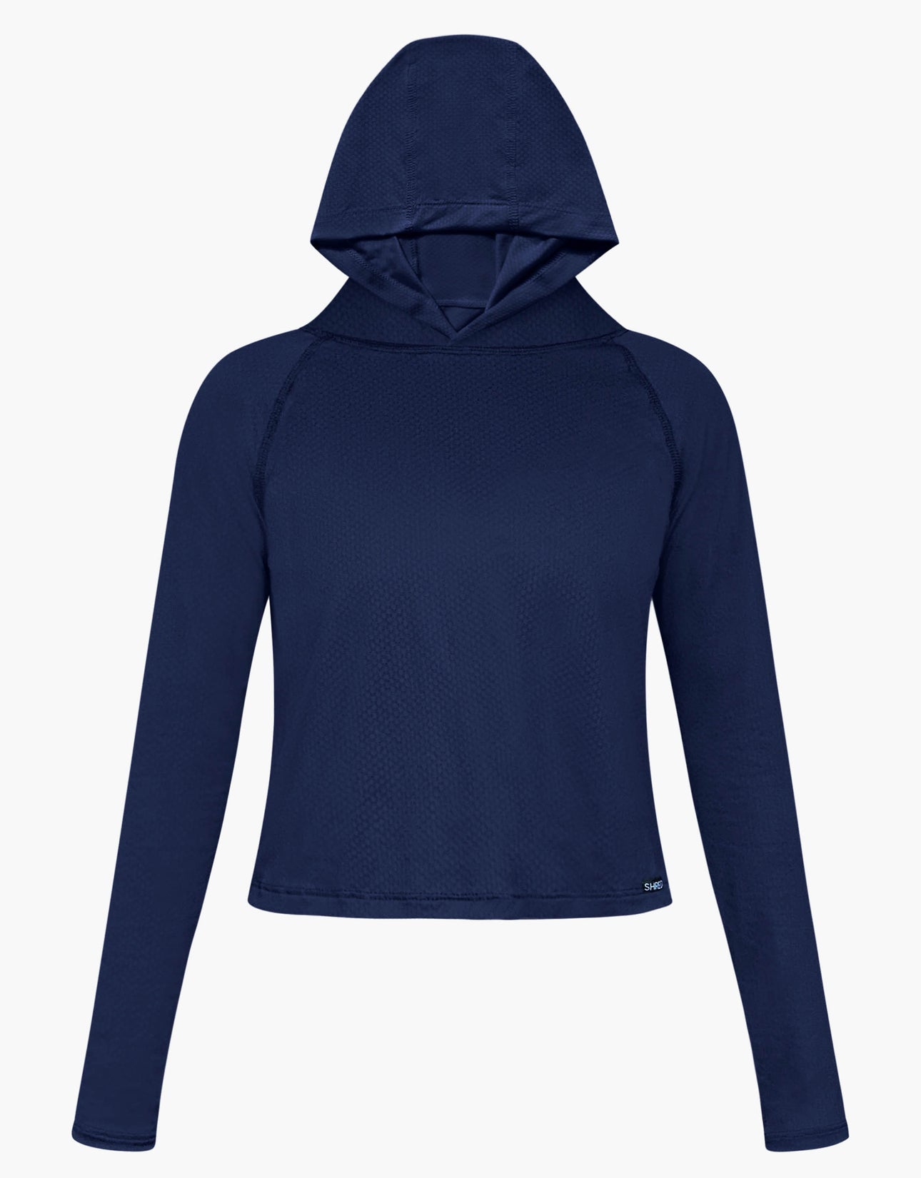 Cropped discount mesh hoodie