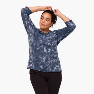 SHREDLY - Raglan 3/4 : Graphite Tie Dye - image