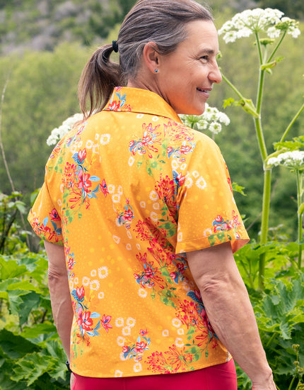 Short Sleeve Cropped Explorer Shirt : Flora Sol