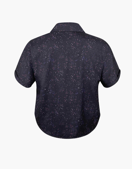 Short Sleeve Explorer Shirt : Galaxy Splatter