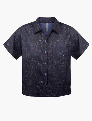 Short Sleeve Explorer Shirt : Galaxy Splatter