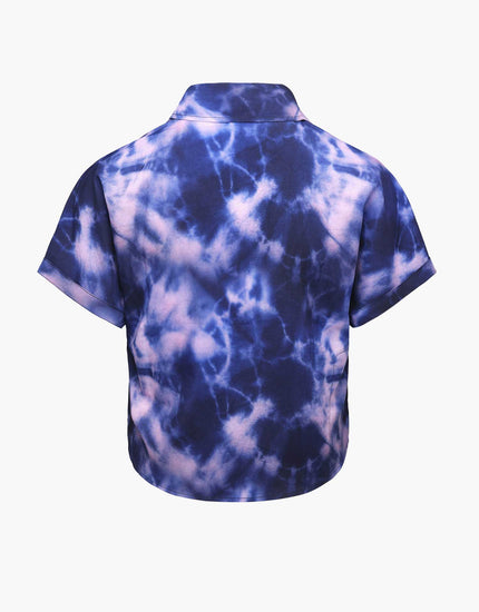 Short Sleeve Explorer Shirt : Midnight Tie Dye