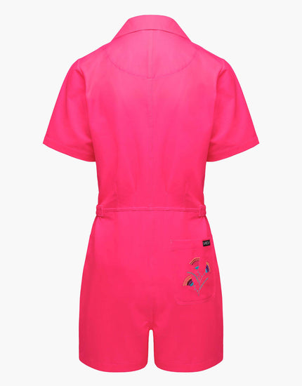 Trail Romper: Nebula Pink