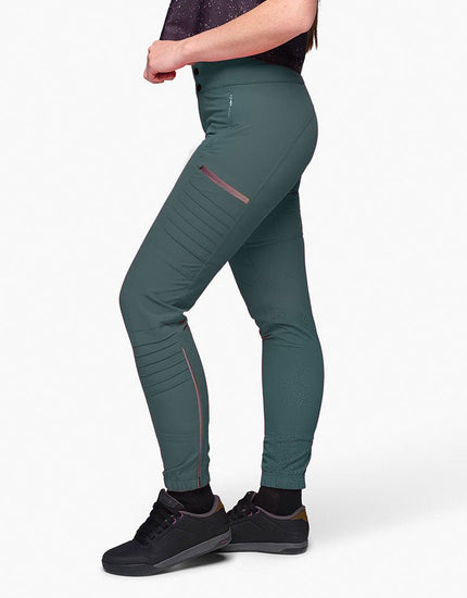 Vented - All Time - Zipper Snap Mid - Rise Pant : Deep Sea Green