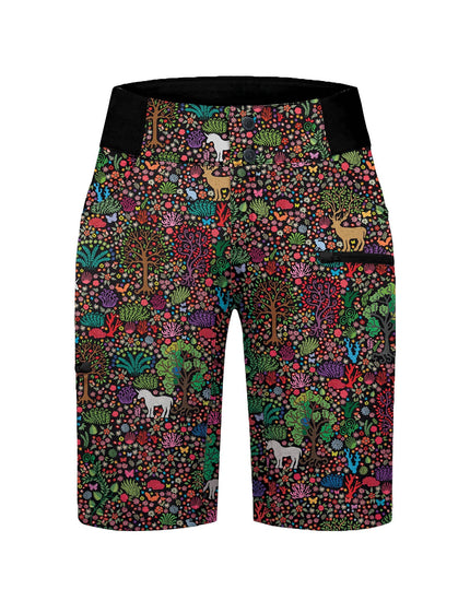 SHREDLY Women's All Time 11" - Zipper Snap Mid-Rise Short : Tina