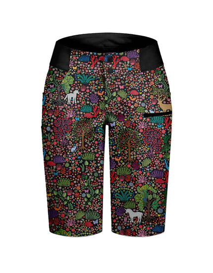 SHREDLY Women's All Time 14" - Zipper Snap Mid-Rise Short : Tina