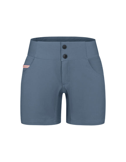 SHREDLY Women's All Time 5" - Zipper Snap Mid-Rise Short : Azul