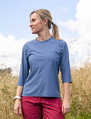 SHREDLY Women's Beyond Tech 3/4 : Azul