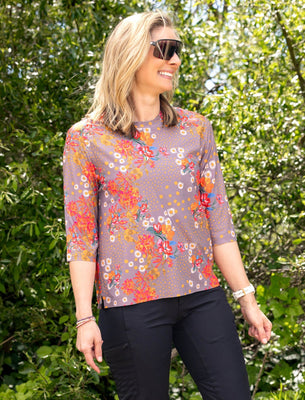 SHREDLY Women's Beyond Tech 3/4 : Flora Clay