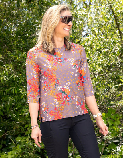 SHREDLY Women's Beyond Tech 3/4 : Flora Clay
