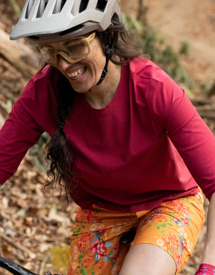 SHREDLY Women's Beyond Tech 3/4 : Raspberry