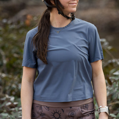 Beyond Tech Boxy Tee : Azul