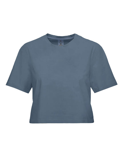 SHREDLY Women's Beyond Tech Boxy Tee : Azul