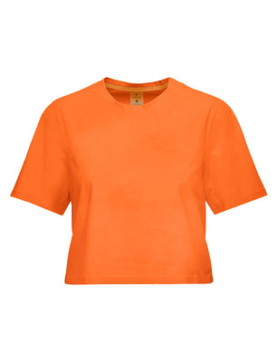 SHREDLY Women's Beyond Tech Boxy Tee : Clementine