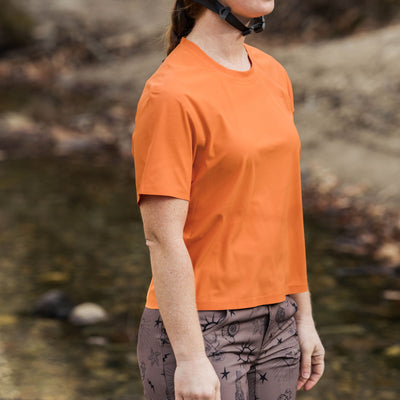Beyond Tech Boxy Tee : Clementine