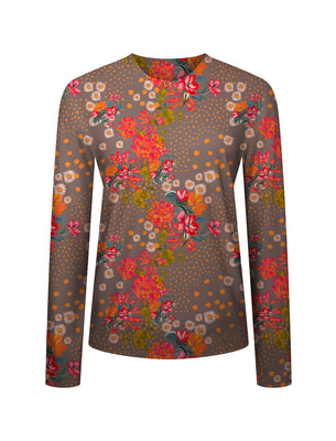 SHREDLY Women's Beyond Tech Cargo Long Sleeve : Flora Clay