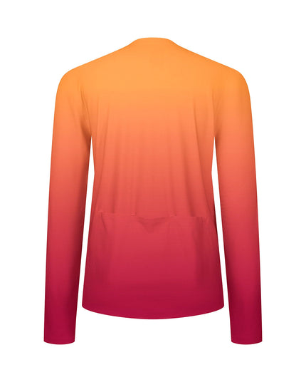 SHREDLY Women's Beyond Tech Cargo Long Sleeve : Raspberry Sol Ombre