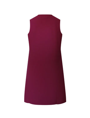 SHREDLY Women's Beyond Tech Cool Down Dress : Raspberry