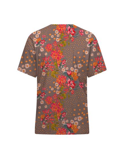 SHREDLY Women's Beyond Tech Tee Vented : Flora Clay