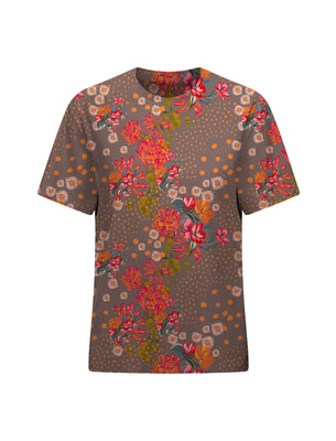 SHREDLY Women's Beyond Tech Tee Vented : Flora Clay
