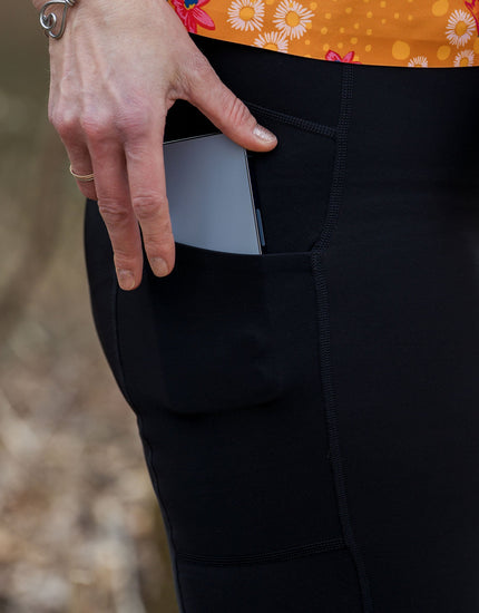 SHREDLY Women's Biker Bib Thermal Tight : Noir