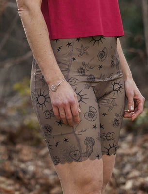 SHREDLY Women's Biker Cham 2.0 : Ink