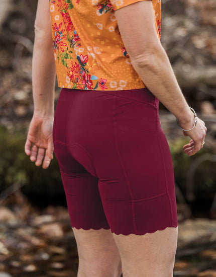 SHREDLY Women's Biker Cham 2.0 : Raspberry