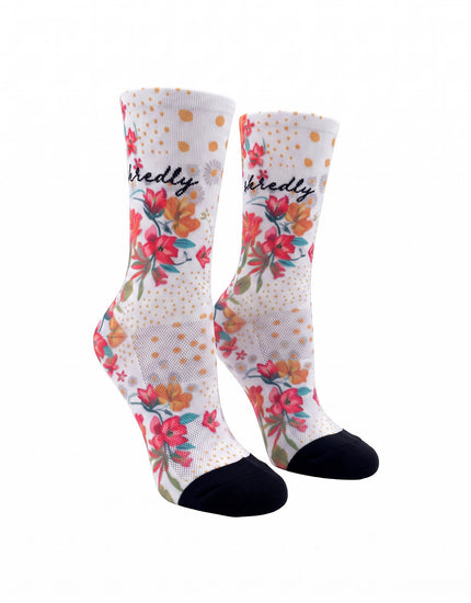 SHREDLY Women's EVO Air 6" Sock : Flora