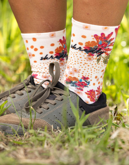 SHREDLY Women's EVO Air 6" Sock : Flora
