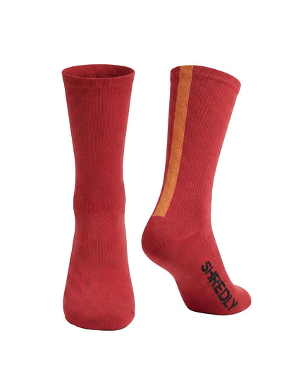SHREDLY Women's Explorer Crew Sock 6" : Raspberry