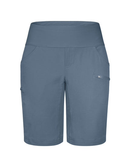 SHREDLY Women's Limitless 11" - Stretch Waistband High - Rise Short : Azul