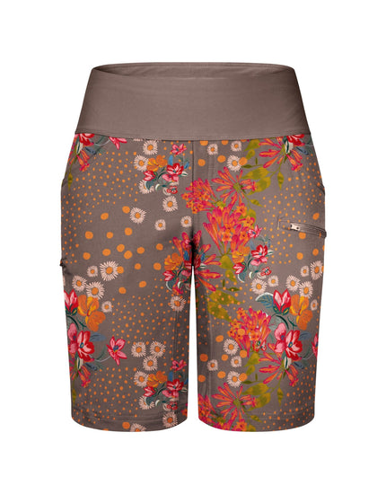 SHREDLY Women's Limitless 11" - Stretch Waistband High-Rise Short : Flora Clay