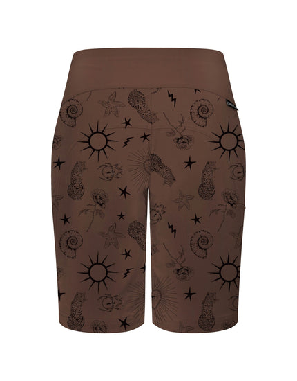 SHREDLY Women's Limitless 11" - Stretch Waistband High - Rise Short : Ink