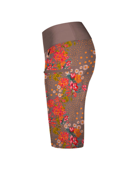 SHREDLY Women's Limitless 14" - Stretch Waistband High - Rise Short : Flora Clay