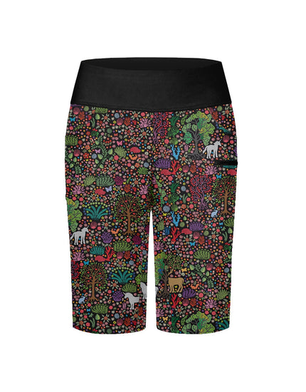 SHREDLY Women's Limitless 14" - Stretch Waistband High-Rise Short : Tina