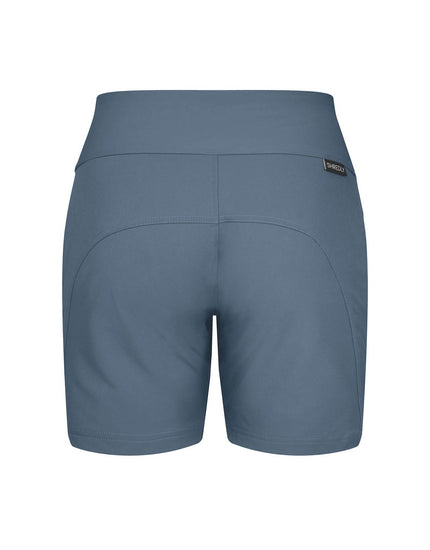 SHREDLY Women's Limitless 7" - Stretch Waistband High - Rise Short : Azul