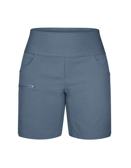 SHREDLY Women's Limitless 7" - Stretch Waistband High - Rise Short : Azul