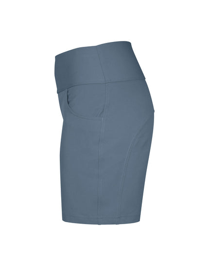 SHREDLY Women's Limitless 7" - Stretch Waistband High - Rise Short : Azul