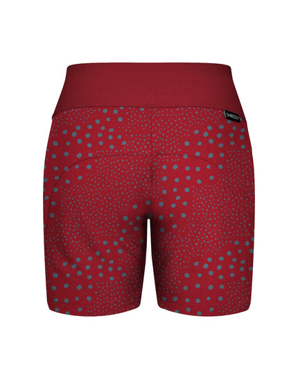 SHREDLY Women's Limitless 7" - Stretch Waistband High - Rise Short : Dottie