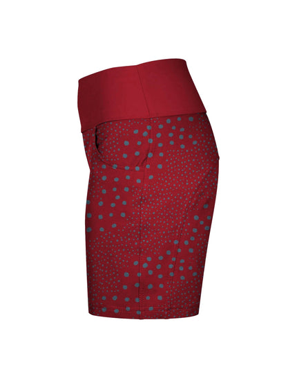 SHREDLY Women's Limitless 7" - Stretch Waistband High - Rise Short : Dottie