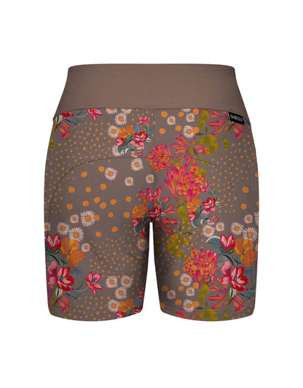 SHREDLY Women's Limitless 7" - Stretch Waistband High - Rise Short : Flora Clay