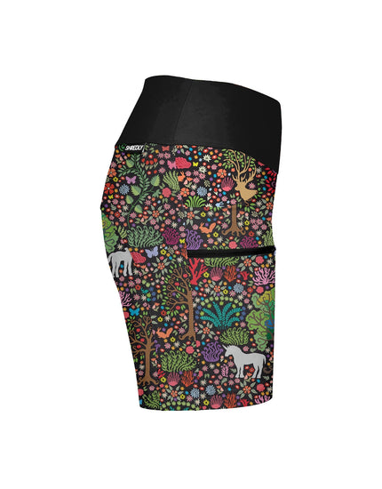 SHREDLY Women's Limitless 7" - Stretch Waistband High-Rise Short : Tina