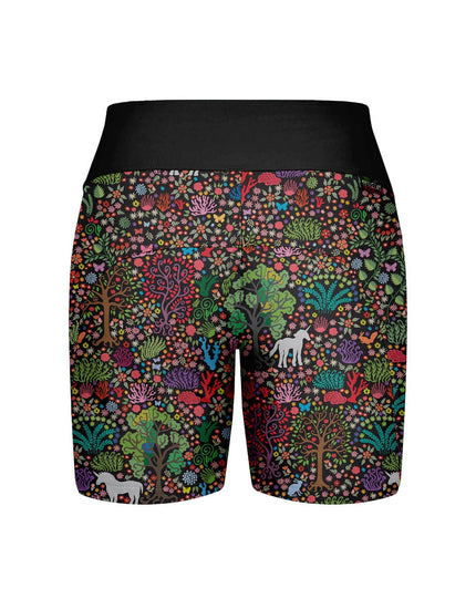 SHREDLY Women's Limitless 7" - Stretch Waistband High-Rise Short : Tina