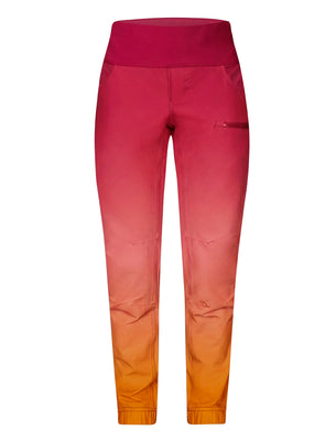 SHREDLY Women's Limitless - Stretch Waistband High-Rise Pant : Raspberry Sol Ombre
