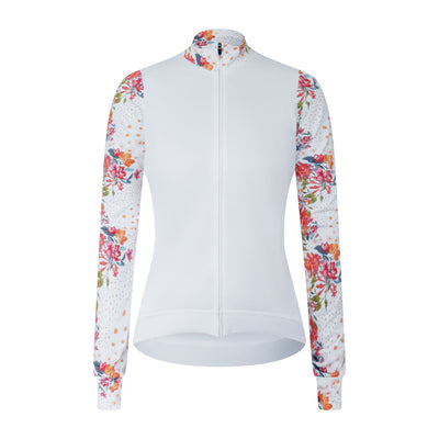 Long Sleeve Cadence Thermal Jersey : Flora