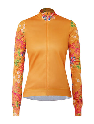 SHREDLY Women's Long Sleeve Cadence Thermal Jersey : Flora Sol
