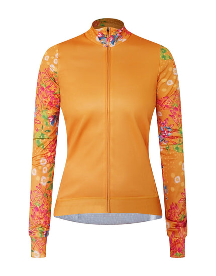 SHREDLY Women's Long Sleeve Cadence Thermal Jersey : Flora Sol