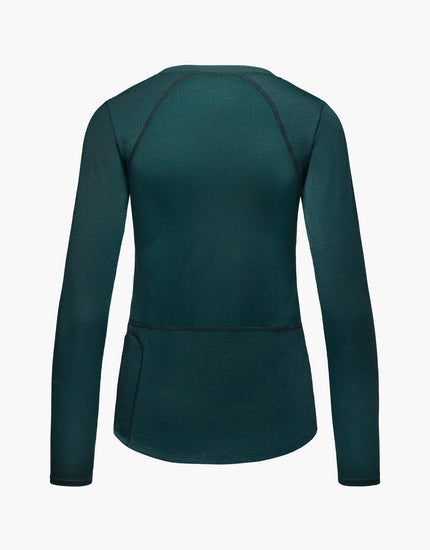 SHREDLY Women's Long Sleeve : Midnight Turq