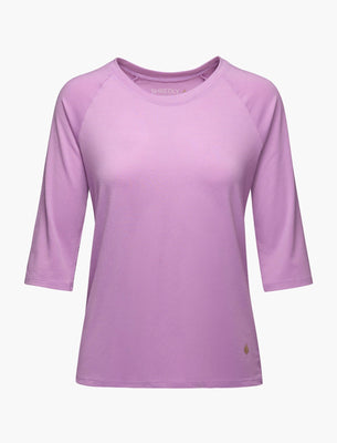 SHREDLY Women's Raglan 3/4 : Wisteria