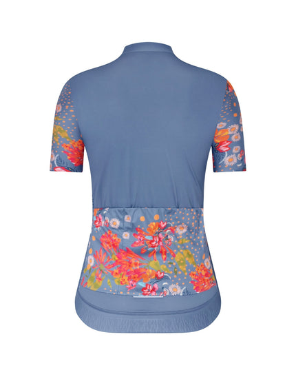 SHREDLY Women's Short Sleeve Cadence Jersey : Flora Azul